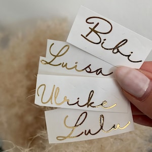 Name sticker | Sticker | Font | Personalized | Lettering to stick on | Sticker | Names | Gift | Vinyl film