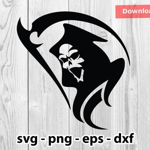 Grim Reaper Horror Svg Png Dxf Eps Instant Download for Print Cut Cricut Cameo Silhouette