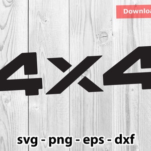4x4 Svg Png Dxf Eps Instant Download for Print Cut Cricut Cameo Silhouette