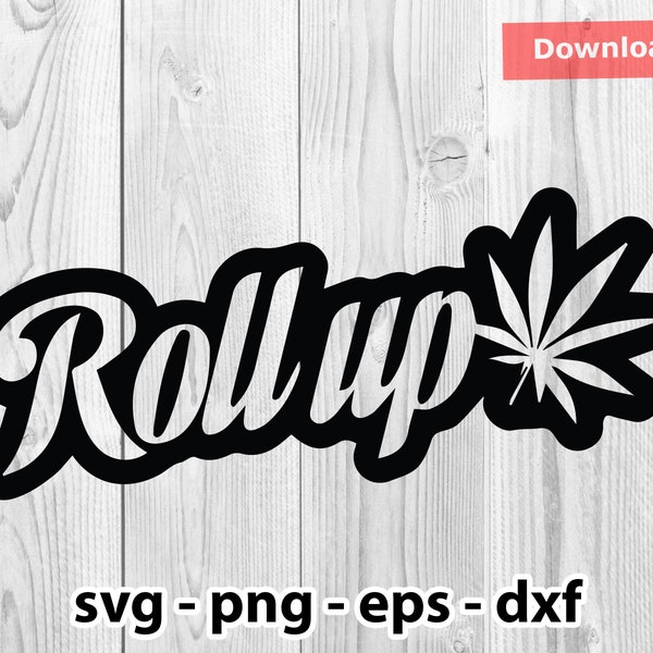 Roll Up Svg Png Dxf Eps Instant Download for Print Cut Cricut Cameo Silhouette