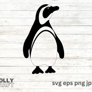 Penguin SVG, Cut File voor Cricut, Silhouet Stickers Print