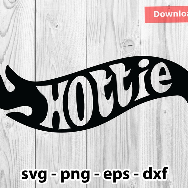 Hottie Flame JDM Svg Png Dxf Eps Instant Download for Print Cut Cricut Cameo Silhouette