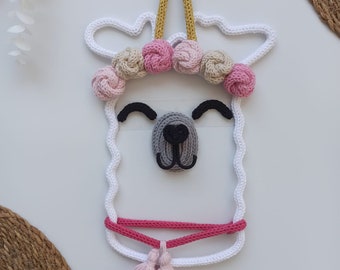 A handmade door ornament to hang on the door of your newborn or child's room