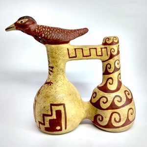 water whistle vessel bird huaco silbador image 2