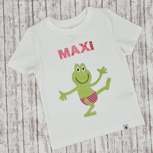 Birthday shirt Freddie Frog with name and number