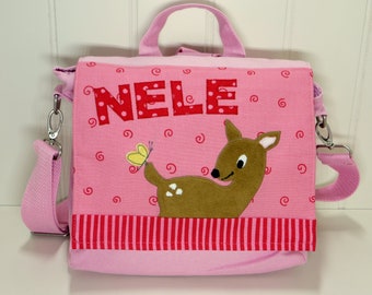 Kindergartenrucksack Rehkitz Rike mit Name