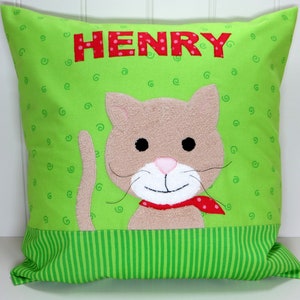 Cushion Cat Kitty 40 x 40 cm including filling image 1