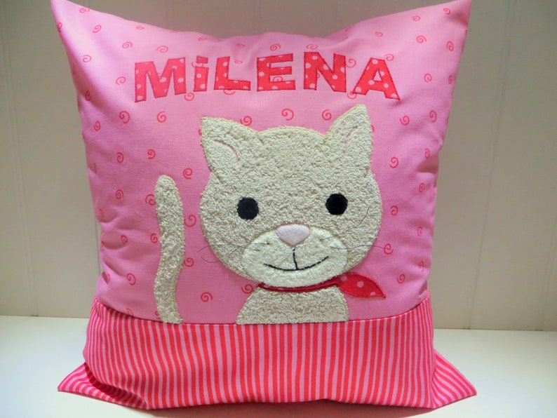 Cushion Cat Kitty 40 x 40 cm including filling image 5