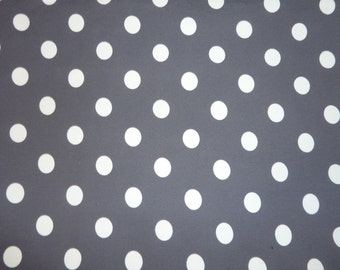 Jersey fabric dots grey