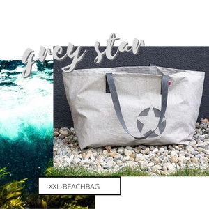 XXL Beachbag hellgrau STAR Bild 3