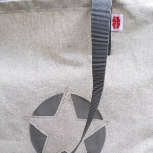 XXL Beachbag hellgrau STAR Bild 4