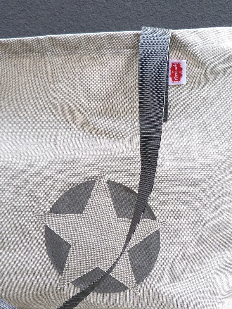 XXL Beachbag hellgrau STAR Bild 4