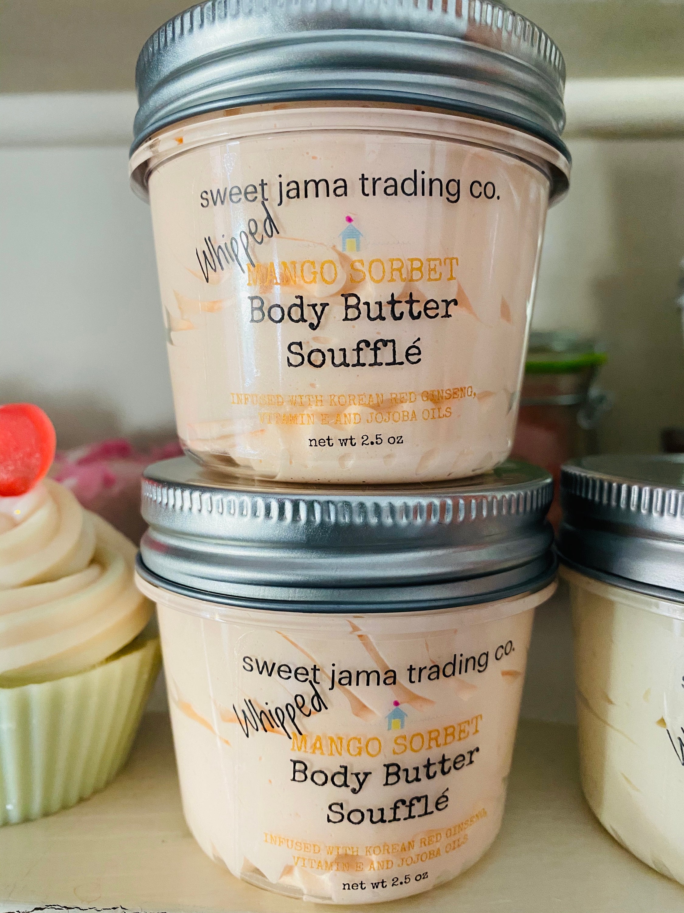 Mango Sorbet Whipped Body Butter Soufflé With Korean Ginseng Etsy UK