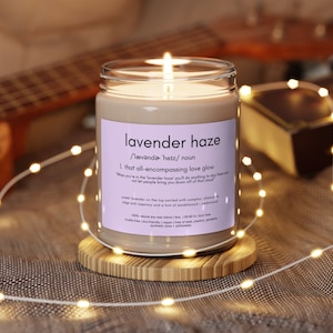 Lavender Haze Candle, Lavender Haze Definition, Taylor Candle, Taylor Fan, Gift for Swift Fan, Eras Tour Gift, Taylor Gift, Teen Girl Gift
