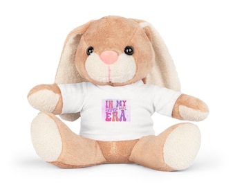 In My Swiftie Girl Era Stuffed Toy w/T-Shirt Bear Bunny Elephant Sheep, Little Swiftie, Swiftie Kid, Birthday Christmas Gift