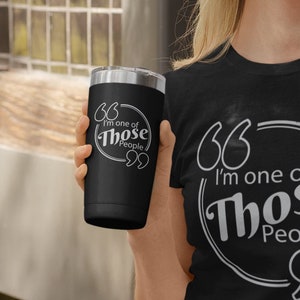 I&#39;m one of those people, Personalized insulated coffee Travel Mug AA Gift,  NA Gift, Recovery Gift, personalized, 12 Step, addiction, sober
