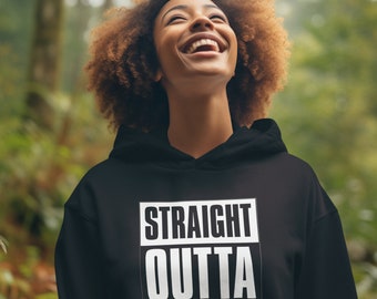 Straight outta the first 107 pages, NA hoodie, NA Gift, Narcoticis Anonymous, 12 step program, unisex hoodie or crew neck sweatshirt