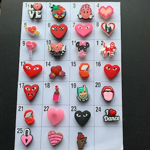 Jibbitz Heart Etsy New Zealand