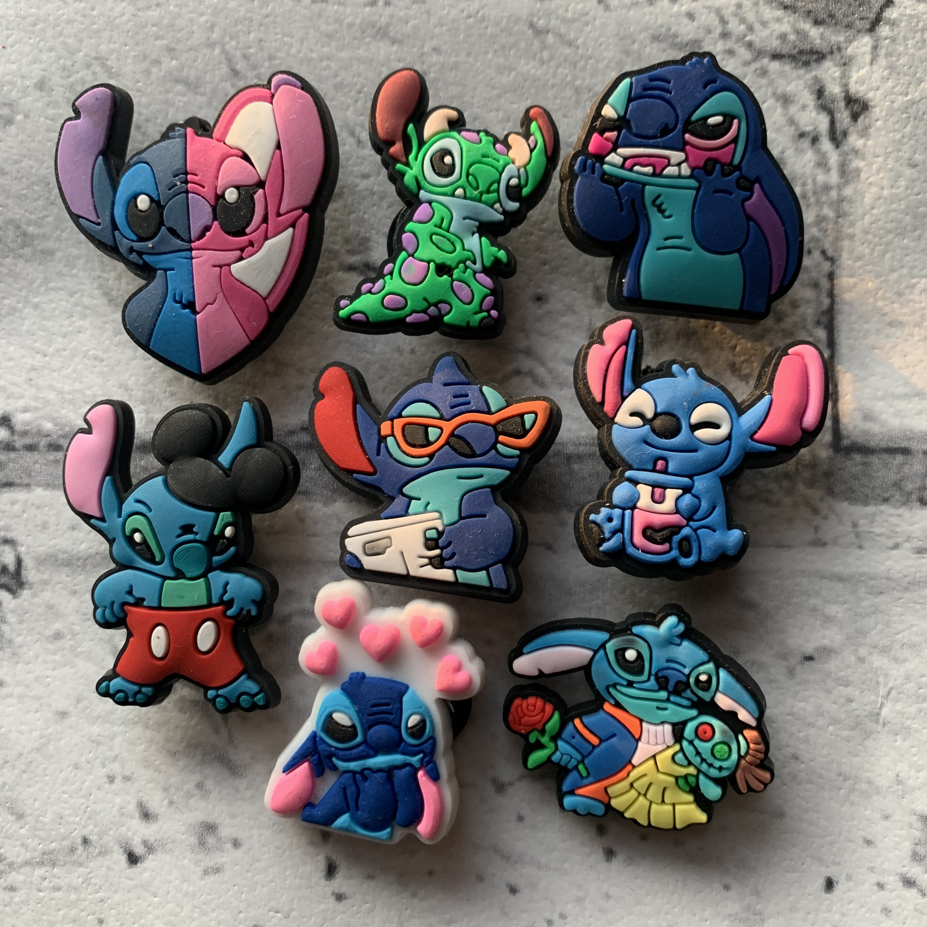Stitch croc charms hotsell
