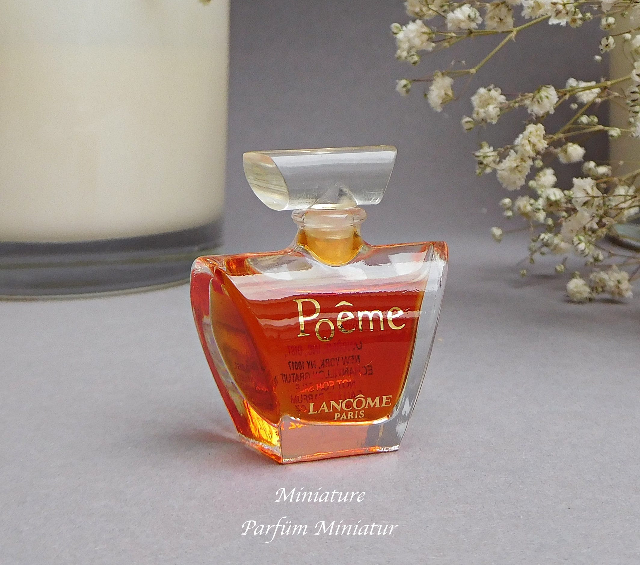 Poême by Lancome - 4ml - Eau De Parfum - Splash - Vintage