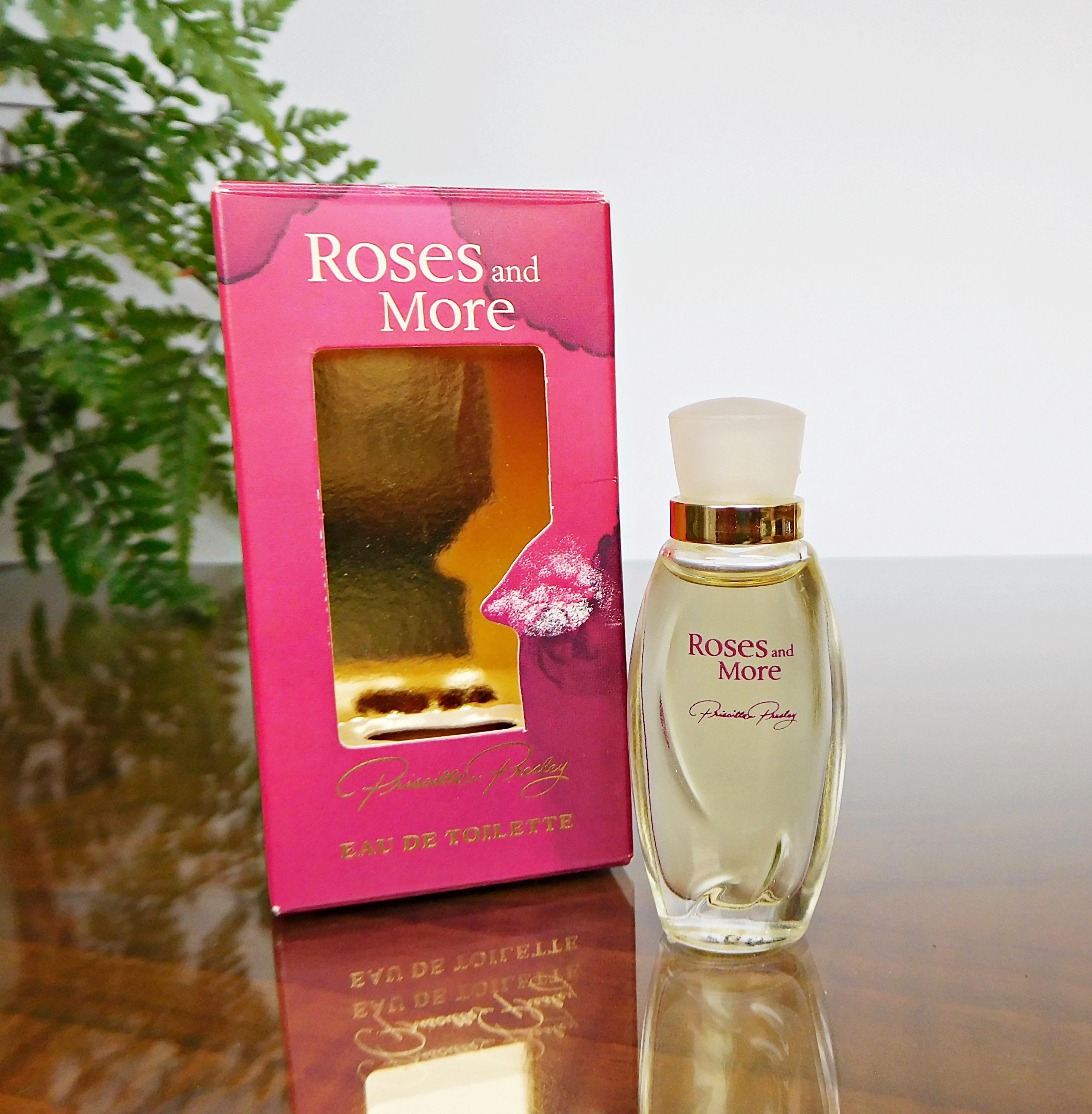 Roses and More by Priscilla Presley Eau de Toilette 5ml Splash  Vintage Fragrance Miniature Perfume Miniature