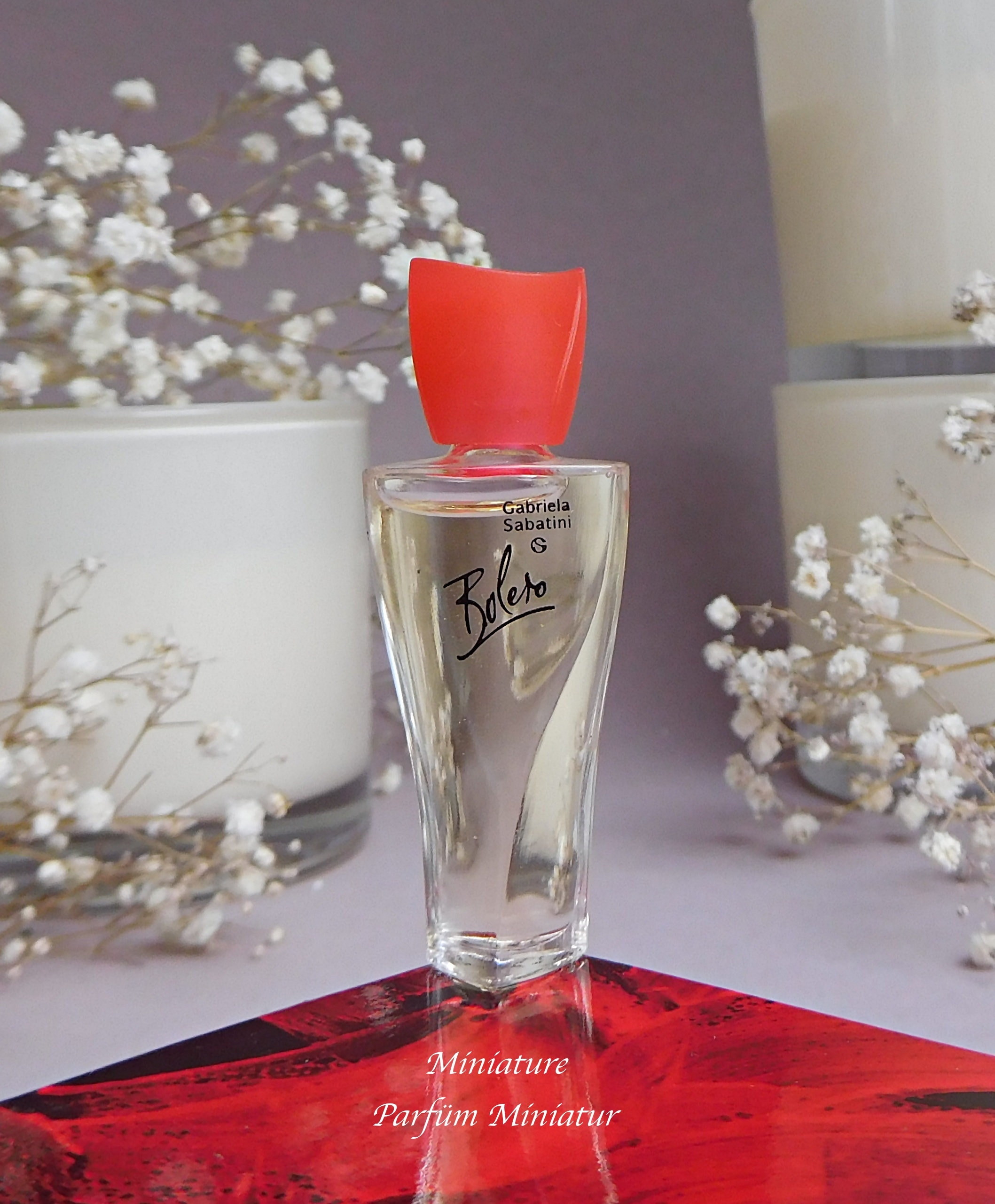 Bolero by Gabriela Sabatini 3ml Eau de Toilette Splash Vintage  Fragrance Miniature Perfume Miniature