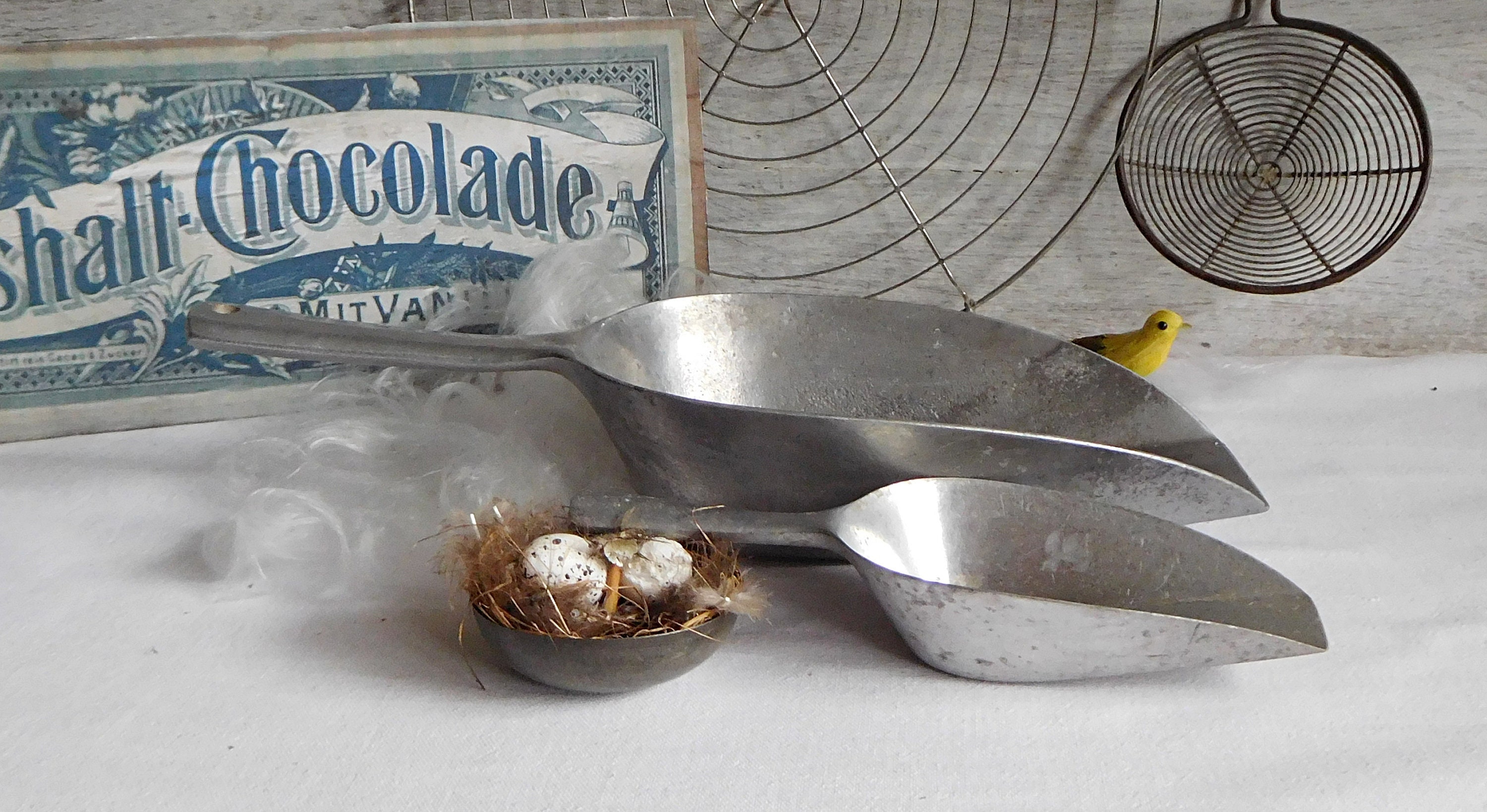 Old XXL Flour Shovel Fodder Shovel Grain Shovel Aluminium Etsy