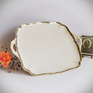 Art Deco Hutschenreuther Hohenberg side plate, serving plate, offer plate, 40s