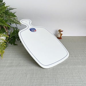 Maitre Fromager cheese platter from France, 35 cm, cheese board, cutting board, serving platter, porcelain platter, vintage