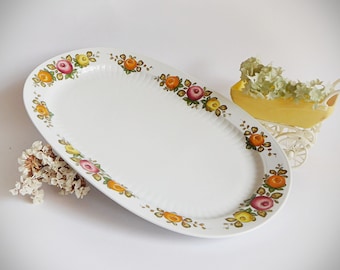 Winterling Marktleuthen Fleischplatte, Beilagenplatte, Servierplatte 32,5cm - meat platter, vegetable platter, serving plate, 70er, Vintage