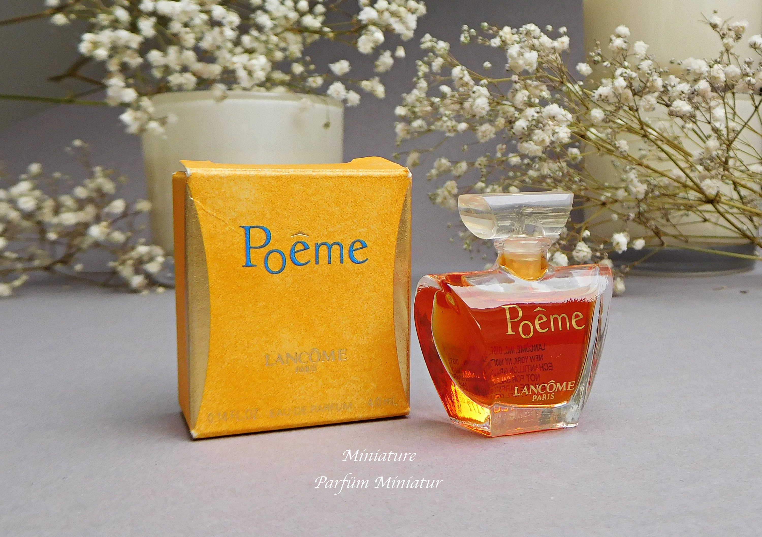 Poême by Lancome - 4ml - Eau De Parfum - Splash - Vintage