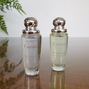 So Pretty Eau Fruitee und Rose Verte by Cartier - 4ml - Eau de Toilette - Parfüm Miniatur - Damenduft