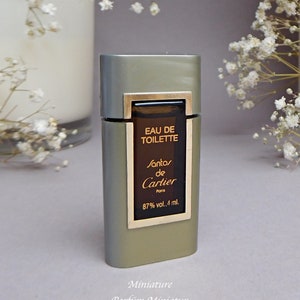 Santos de Cartier - 4ml - Eau de Toilette - Splash - Fragancia Vintage - Miniatura - Perfume Miniatura