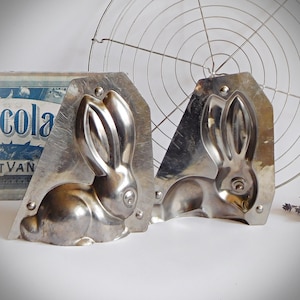 Stampo di cioccolato vecchio, 15 cm, coniglio, coniglietto pasquale, lepre, coniglietto pasquale, coniglietto pasquale, stampo per cioccolato pasquale, vintage