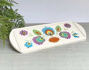 Grünstadt Keramik King Cake Plate, Cake Plate, 70s, Vintage, Cake Plate