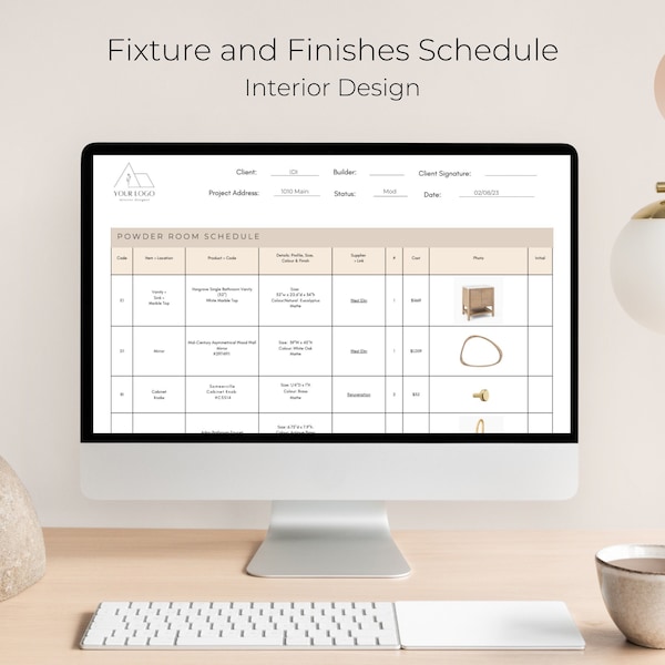 Calendrier des finitions du design d'intérieur | Toile | Design d'intérieur | Horaire d'éclairage | Horaire de cuisine | Designer d'intérieur | Rénovation domiciliaire