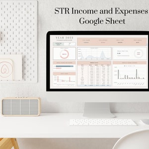 Airbnb Income and Expense Google Sheet, Airbnb Tracker, STR Bookkeeping, Airbnb Bookkeeping, Airbnb Rental Income, Airbnb Expense Tracker