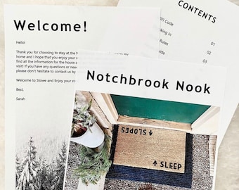 Modèle de livre de bienvenue Airbnb : guide moderne de la location de vacances (Powerpoint), mise à jour 2026