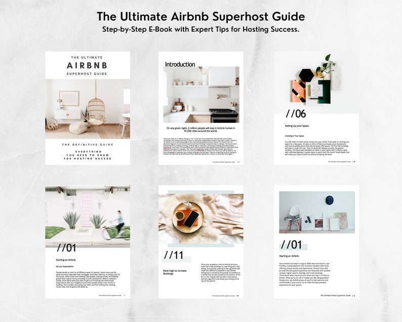 Airbnb Host Bundle Welcome Book Template Superhost How image 3