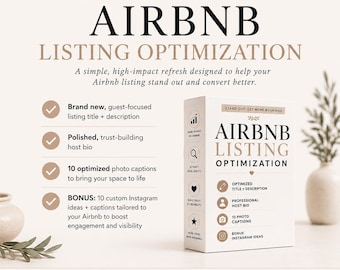 Airbnb Listing Optimization Service: Expert Audit & Listing Refresh and Rewrite, 2026
