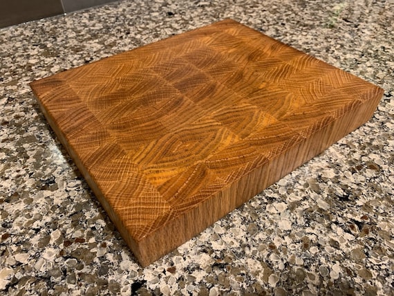 Large white oak cutting board