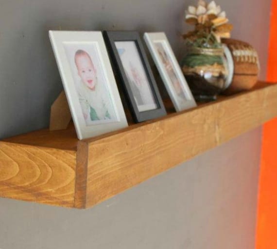 Hidden Storage With Ledge Fireplace Floating Shelf With Etsy