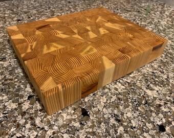 USA-Made Cedar End Grain Board – Perfect for Kitchen & Entertaining