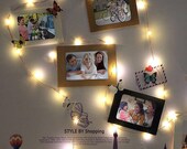 100 LEDs Fairy Lights, Photo Display, picture frame, hanging lights, picture frame collage, fairy lights bedroom, wedding lights, LED