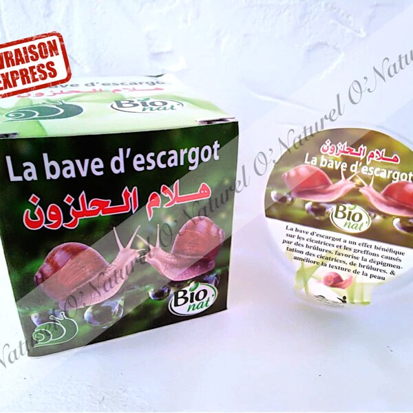 Bave d'Escargot Gel BIO 100% Bave d'Escargot 80ml Régénérante Anti-Rides