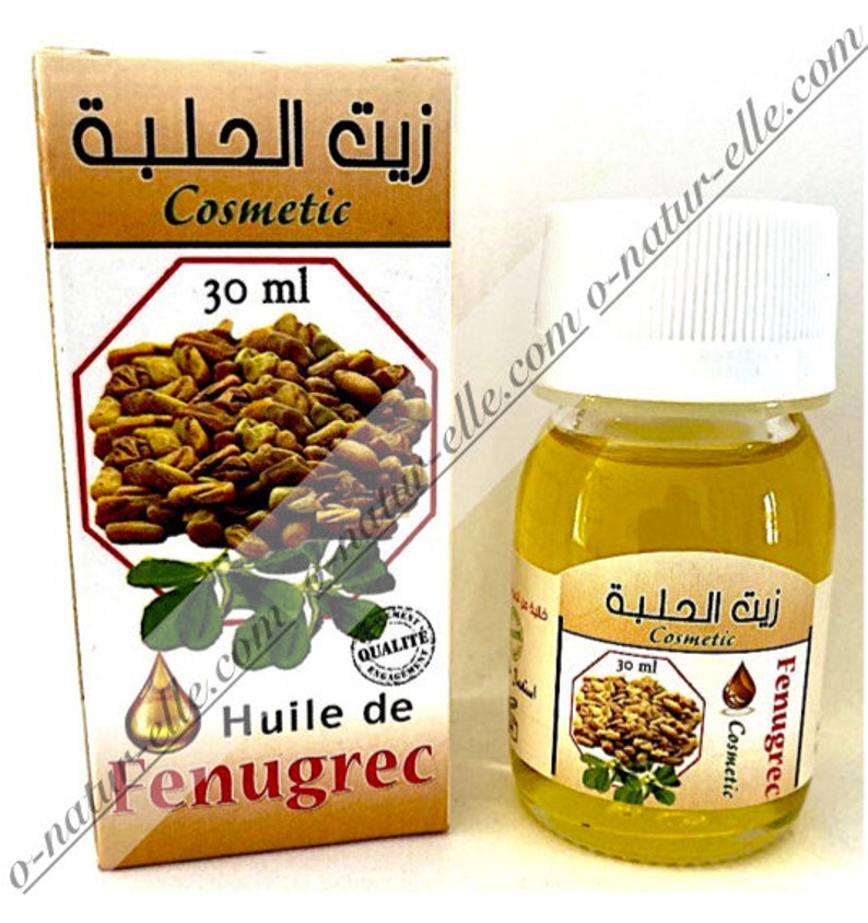 Huile de Fenugrec 100% Pure & Naturelle 30ml Augmente le volume de la poitrine image 1