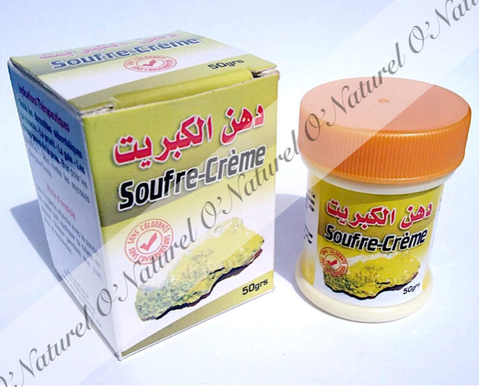 Sulfur Cream 100 Natural 50g Etsy