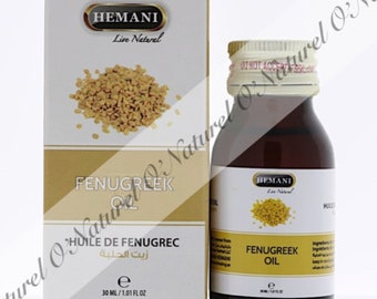 Huile de Fenugrec 100% Pure & Naturelle 30ml Augmente le volume de la poitrine