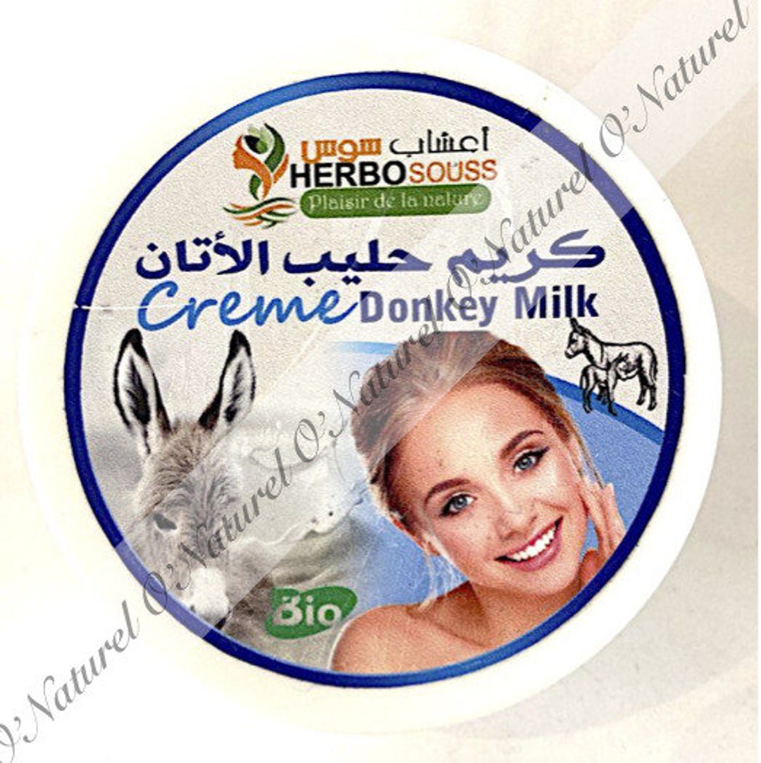 Donkey Milk Cream ORGANIC 100 Natural 200ml Etsy