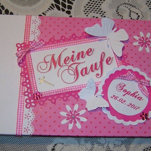 Guestbook for baptism Memorial album Baptism
